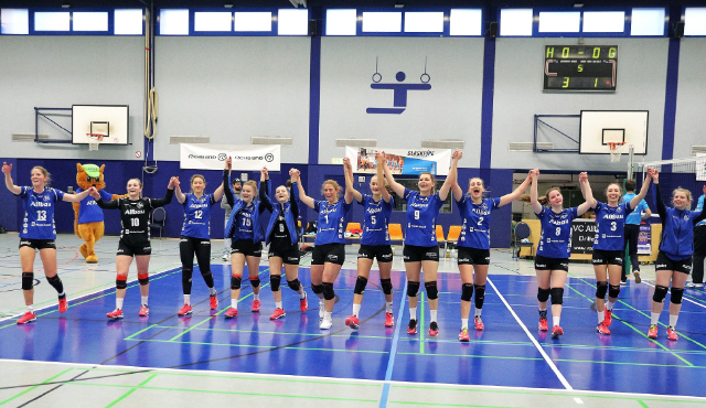 VC Allbau Essen sichert sich mit viel Klasse und Willen Platz 3