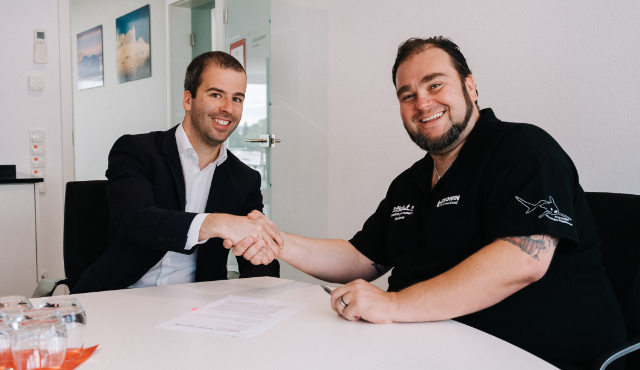 proWIN Volleys TV Holz verlängern mit Hauptsponsor