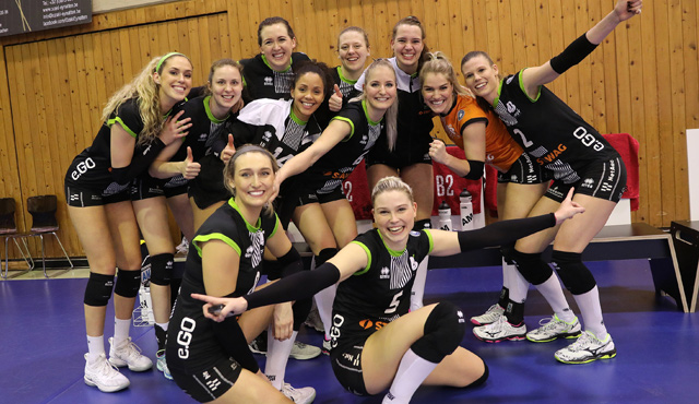 Ladies in Black Aachen siegen souverän im NRW-Derby gegen den USC Münster