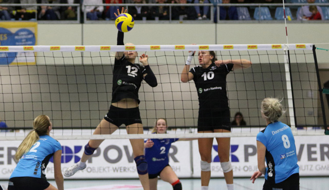 Volleyball-Team Hamburg gewinnt viertes Spiel in Folge
