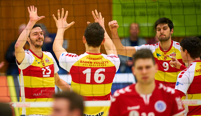Souveräner Heimsieg für die BADEN VOLLEYS SSC Karlsruhe