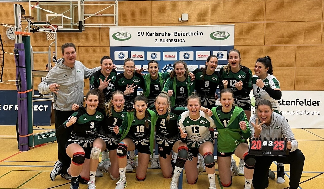 Karlsruhe überzeugt gegen proWIN Volleys