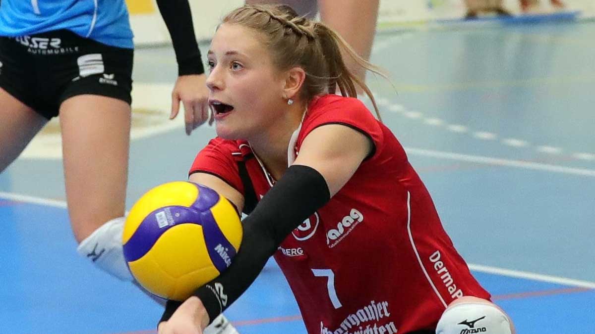 Angriff von außen: Pia Leweling punktet für den VCW