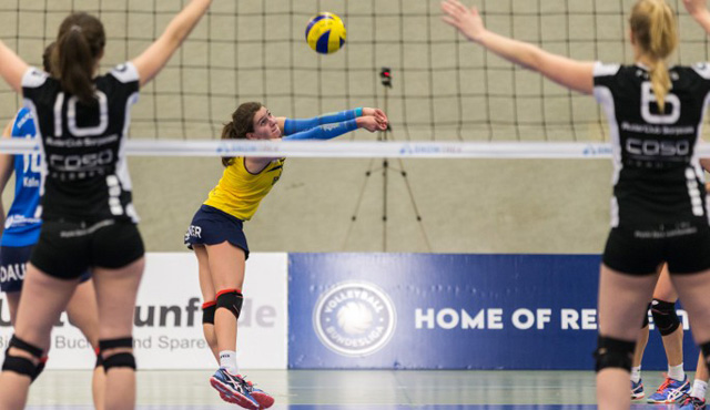 Münster kommt Karnevalssamstag zu den DSHS SnowTrex Köln-Volleyball-Jecken
