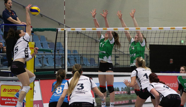 Das Volleyball-Team Hamburg verliert gegen den USC Münster II