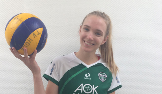proWIN Volleys TV Holz mit Verstärkung für den Mittelblock