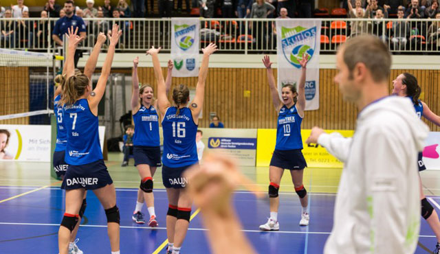 Dritter Doppelspieltag in Folge für die DSHS SnowTrex Köln-Volleyballerinnen