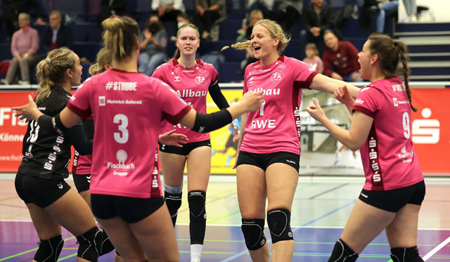 Gelungener Volleyballabend und drei Punkte