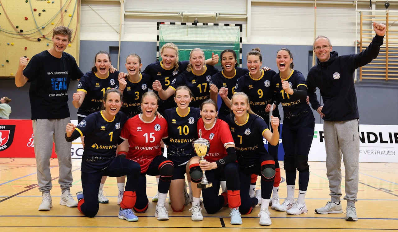 DSHS SnowTrex Köln ist WVV-Pokalsieger 2024 und zieht ins DVV-Pokalachtelfinale ein