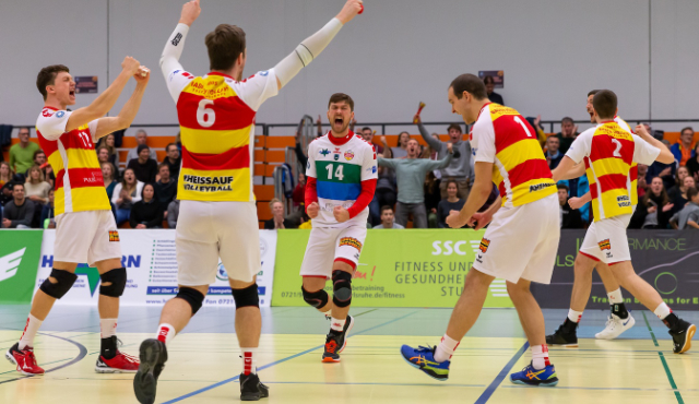 BADEN VOLLEYS verteidigen souverän die Tabellenführung