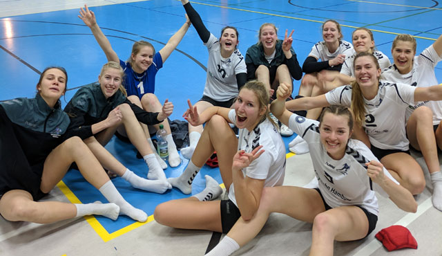 Volleyball-Team Hamburg gewinnt Krimi beim SV Bad Laer
