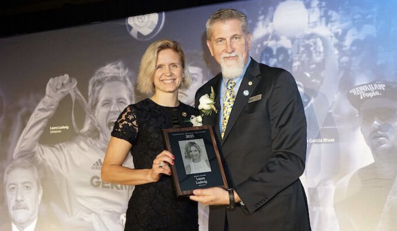 Laura Ludwig und Jürgen Wagner in die International Volleyball Hall of Fame aufgenommen