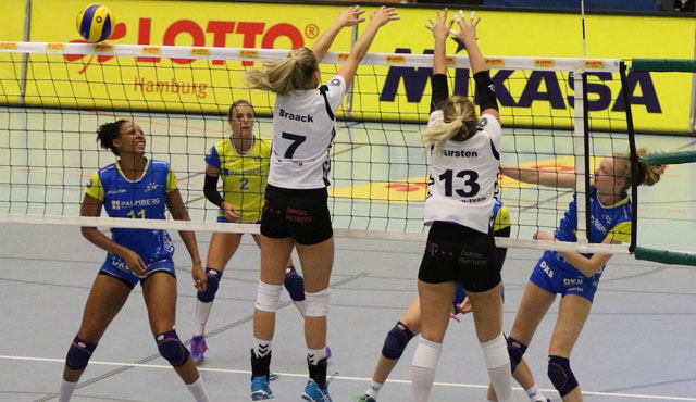 Volleyball-Team Hamburg verliert gegen Bundesligisten