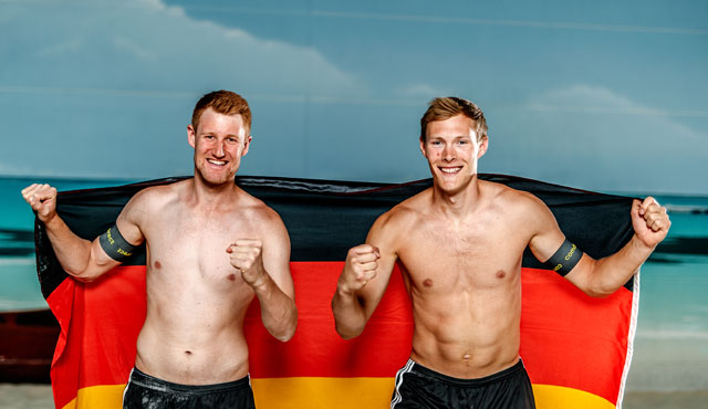 Europameisterschaften 2018 mit Bergmann / Harms vom TC Hameln