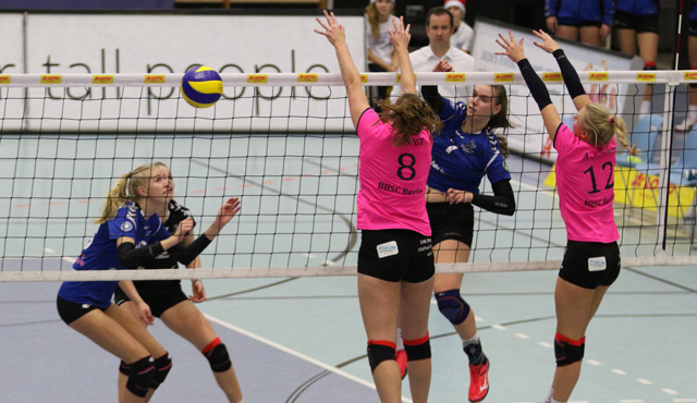 Volleyball-Team Hamburg gewinnt Abstiegskrimi