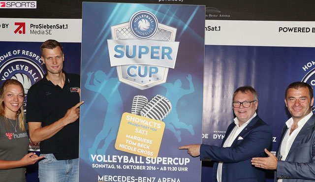 Volleyball Bundesliga meets 7Sports: Supercup, Superacts, Superparty!