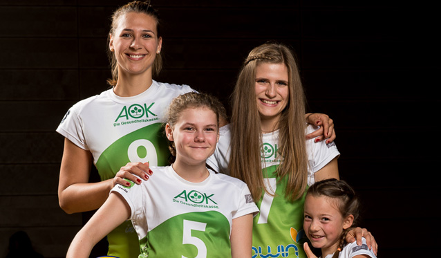 Volleyballerinnen des TV Holz gewinnen den Hermann-Neuberger-Preis