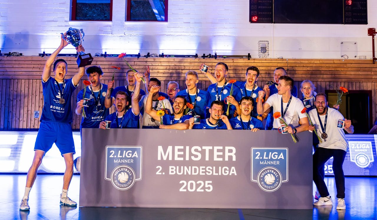 Blue Volleys feiern Meisterschaft