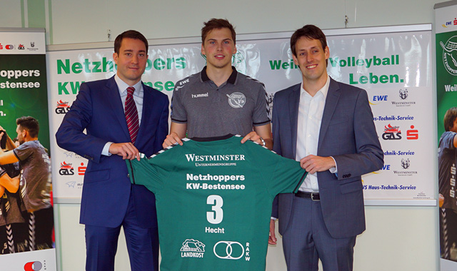 Mittelblocker Florian Hecht wechselt zu den Netzhoppers