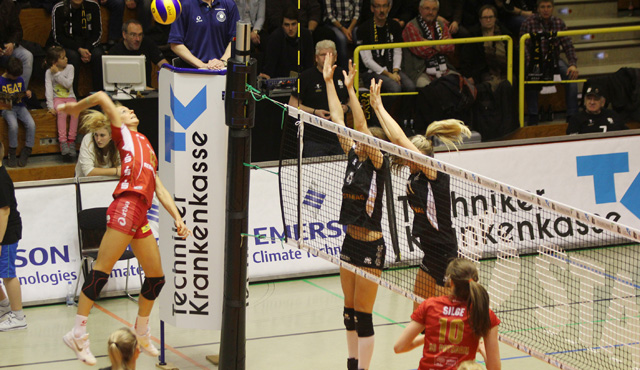 Zu viele Fehler: Ladies in Black unterliegen Potsdam mit 0:3