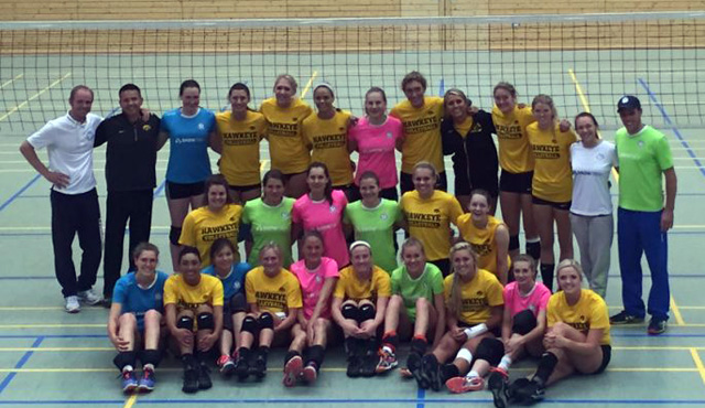 DSHS SnowTrex Köln mit Freundschaftsspiel gegen die University of Iowa