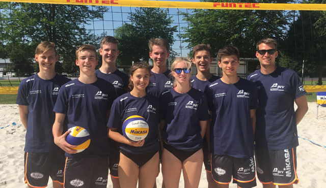 Bayernauswahl Beach neu eingekleidet mit MIKASA Beach-Wear