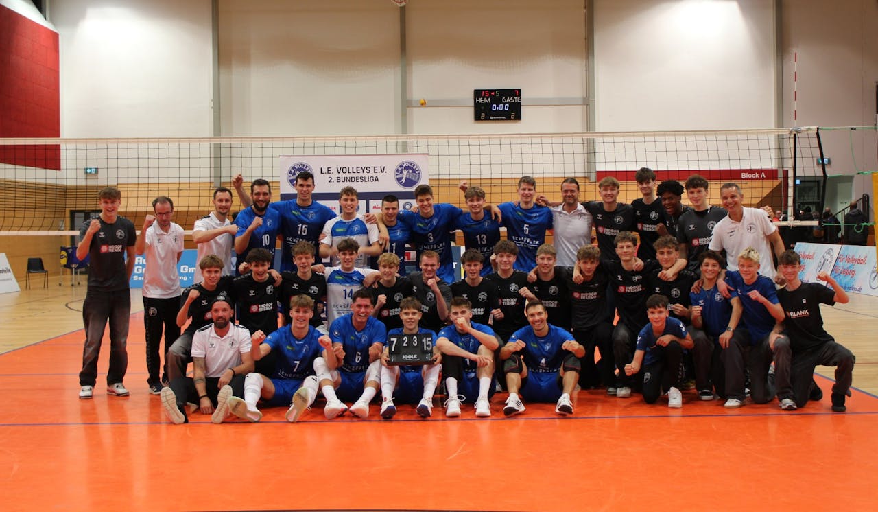 L.E. Volleys im Krimi gegen Kriftel