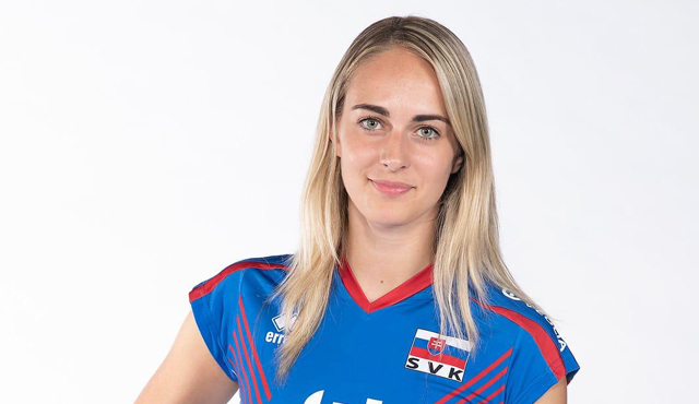 Slowakische Nationalspielerin Sandra Szaboova kommt