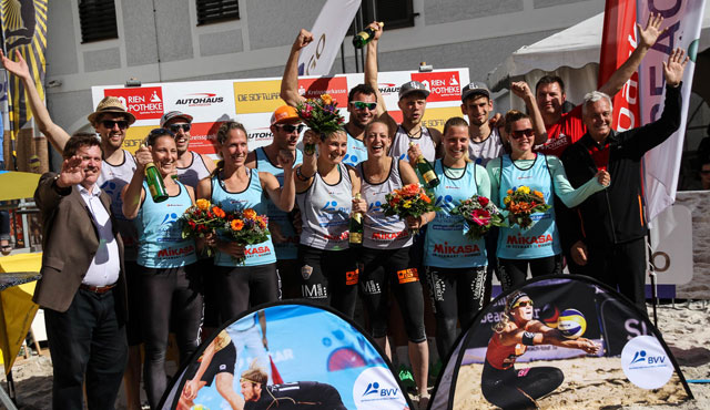 Doranth/Höfer und Karnbaum/Niemczyk triumphieren beim BVV Beach Masters in Ebersberg