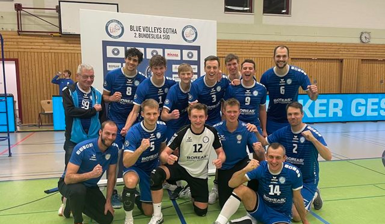 Blue Volleys mit Sieg zum Abschluss