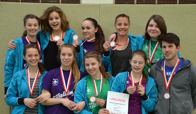 U18 Mädels der SG Rodheim holen Bronze beim Hessenpokal
