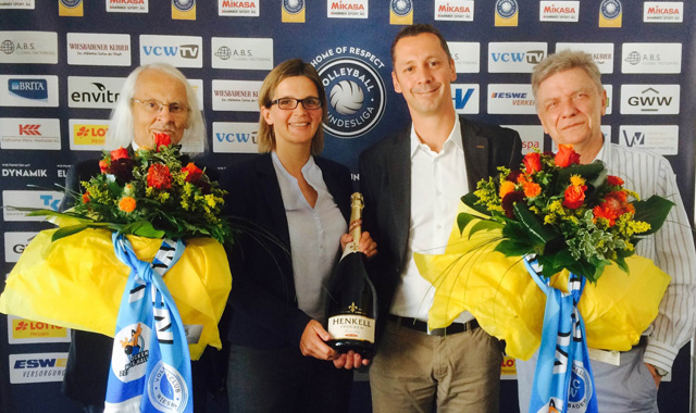 Generationswechsel beim VC Wiesbaden: Sascha Mertes und Nicole Fetting übernehmen Führung bei Verein und Spielbetriebs GmbH